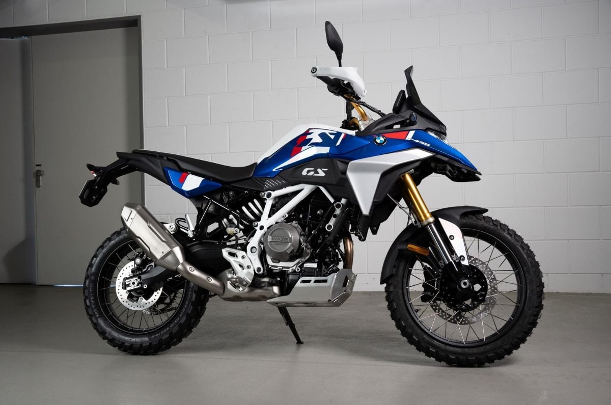 BMW F 450 GS blue M-sport colour